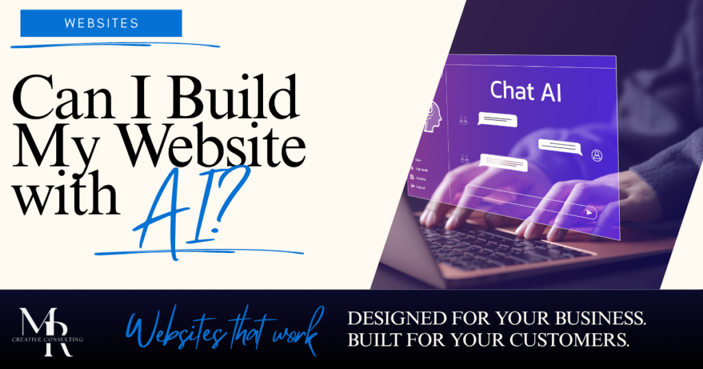 Can I build a website with AI?